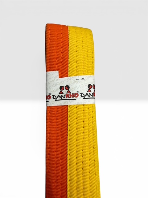 Judo Gürtel gelb/orange